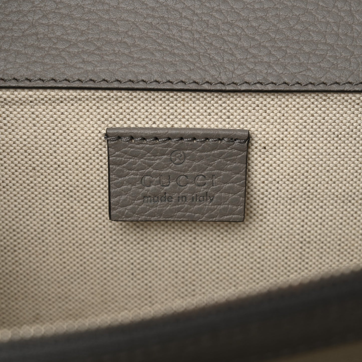 Pebbled Calfskin Small Dionysus Shoulder Bag Dusty Grey