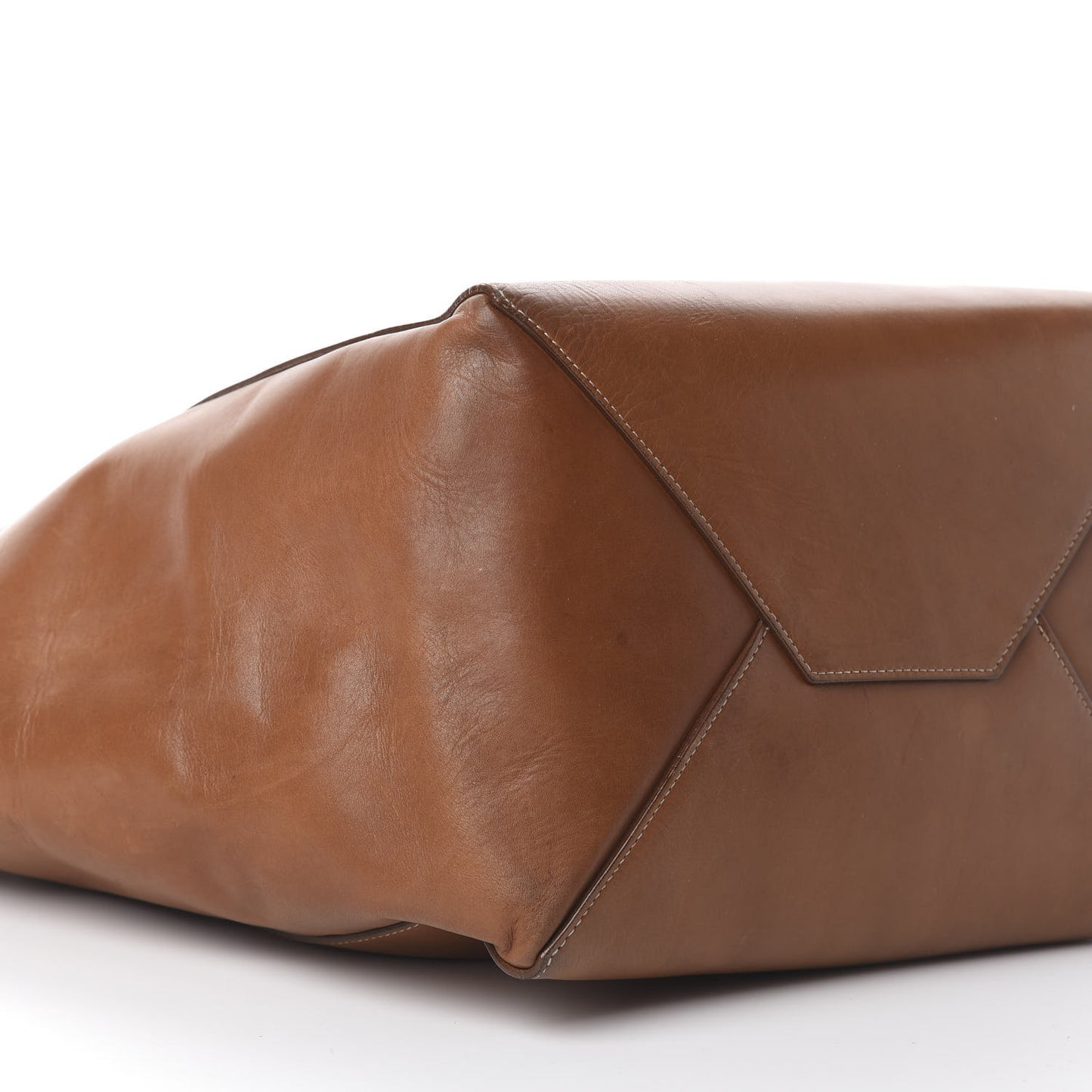 Smooth Calfskin Small Cabas Phantom Tan