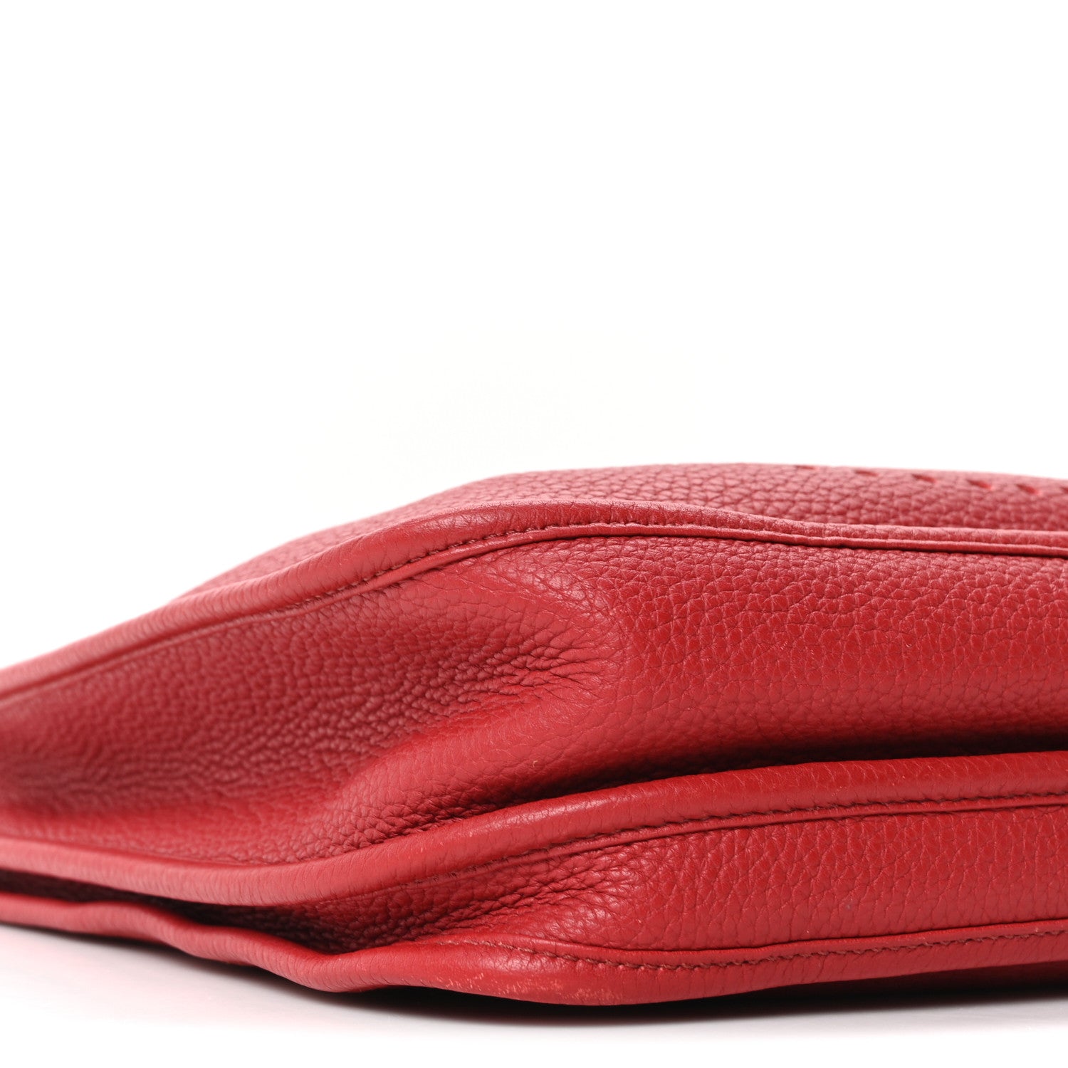 Hermes Taurillon Clemence Evelyne III PM Rouge Garance 8 of 9