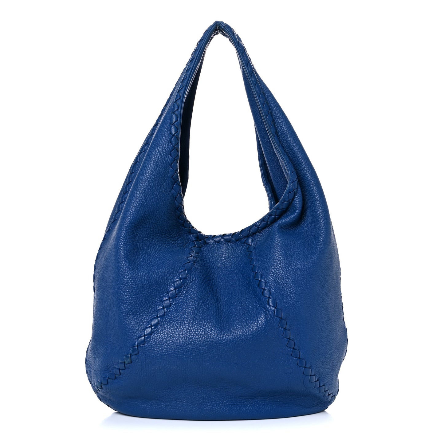 Cervo Deerskin Large Hobo Signal Blue