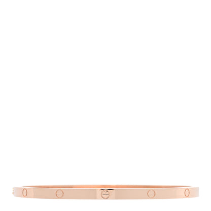Cartier 18K Pink Gold Small LOVE Bracelet 18 2 of 7