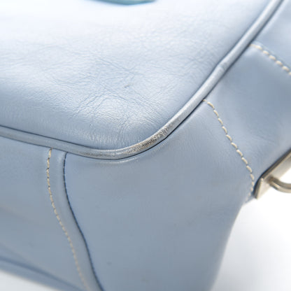 Prada Vitello Daino Tag Satchel Pervinca 11 of 21