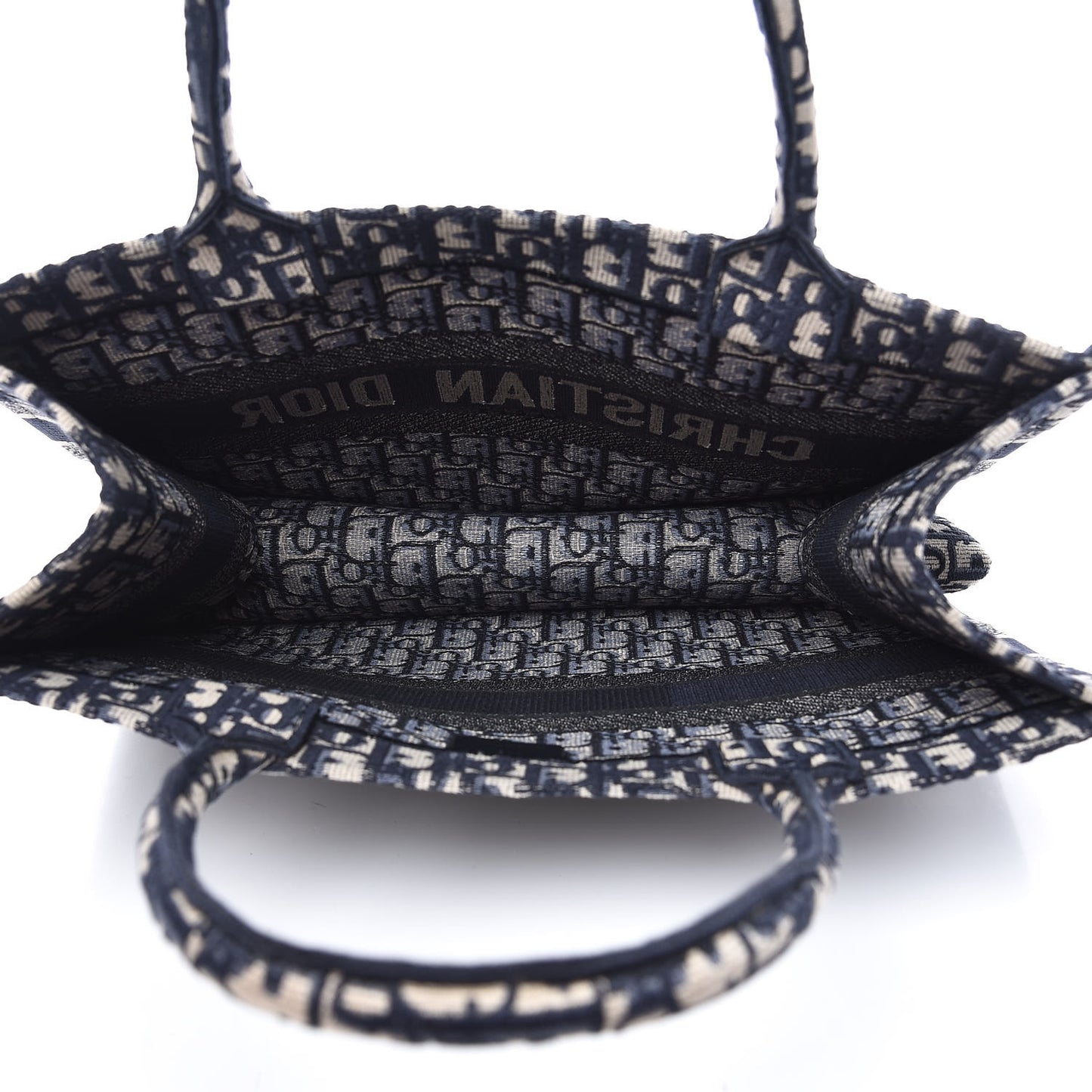 Oblique Medium Book Tote Blue Multicolor