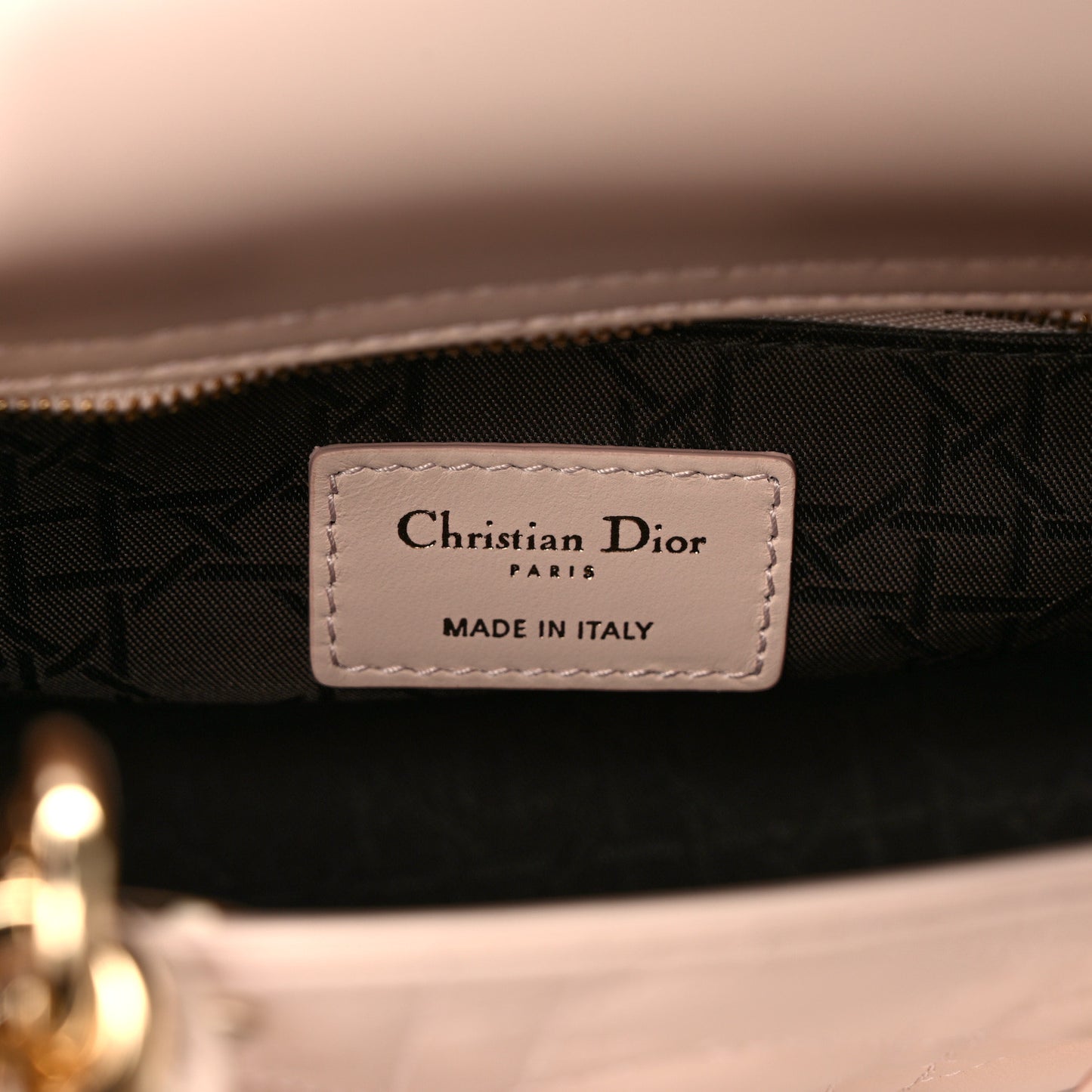 Lambskin Cannage Small My ABCDior Lady Dior Light Pink