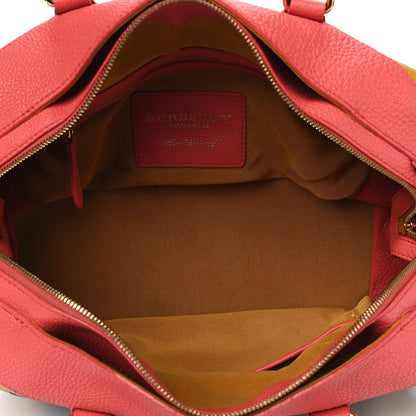 Burberry Grainy Calfskin Small The Bee Top Handle Storm Blue Bright Peony 4 of 16