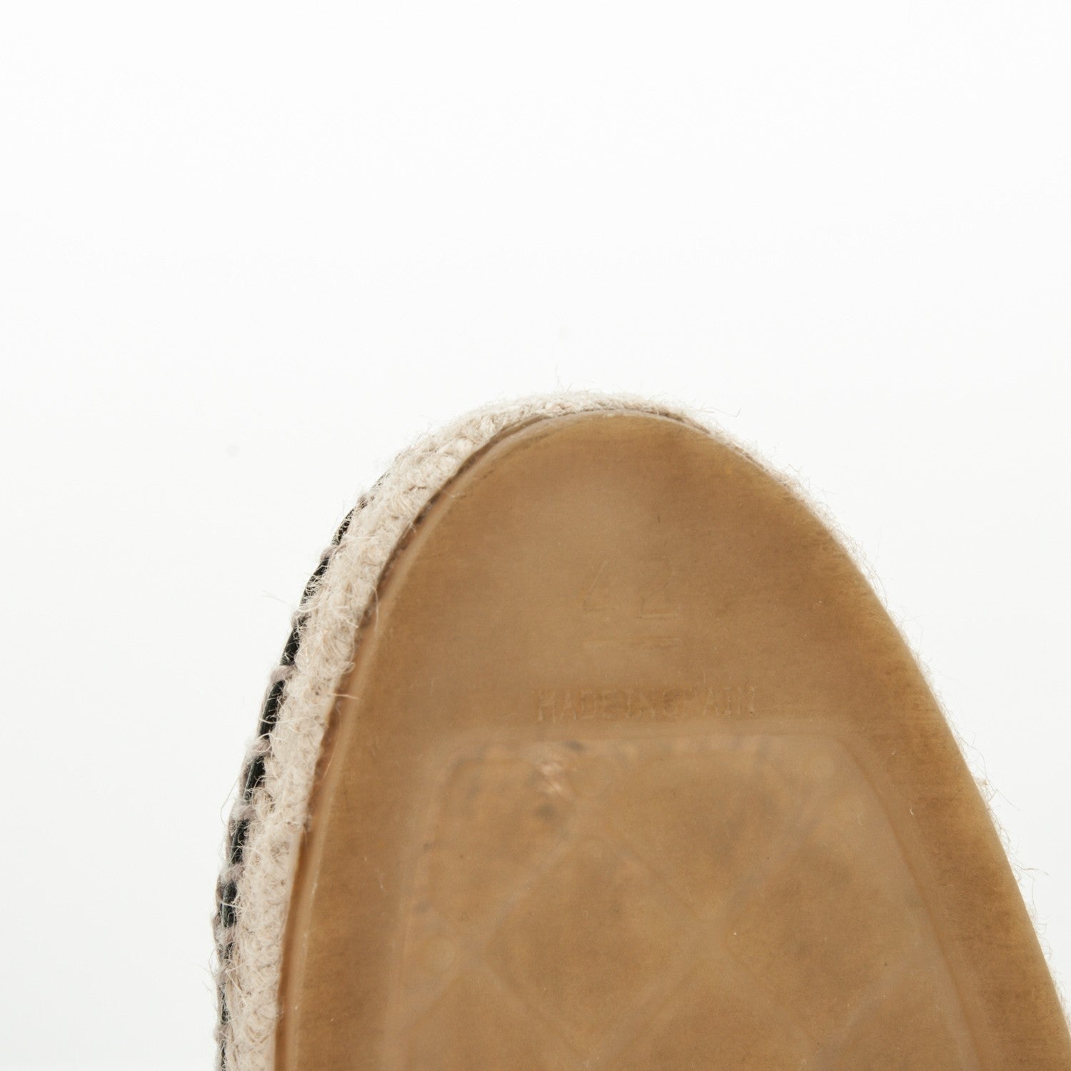 Chanel Lambskin CC Espadrilles 42 Black 8 of 9