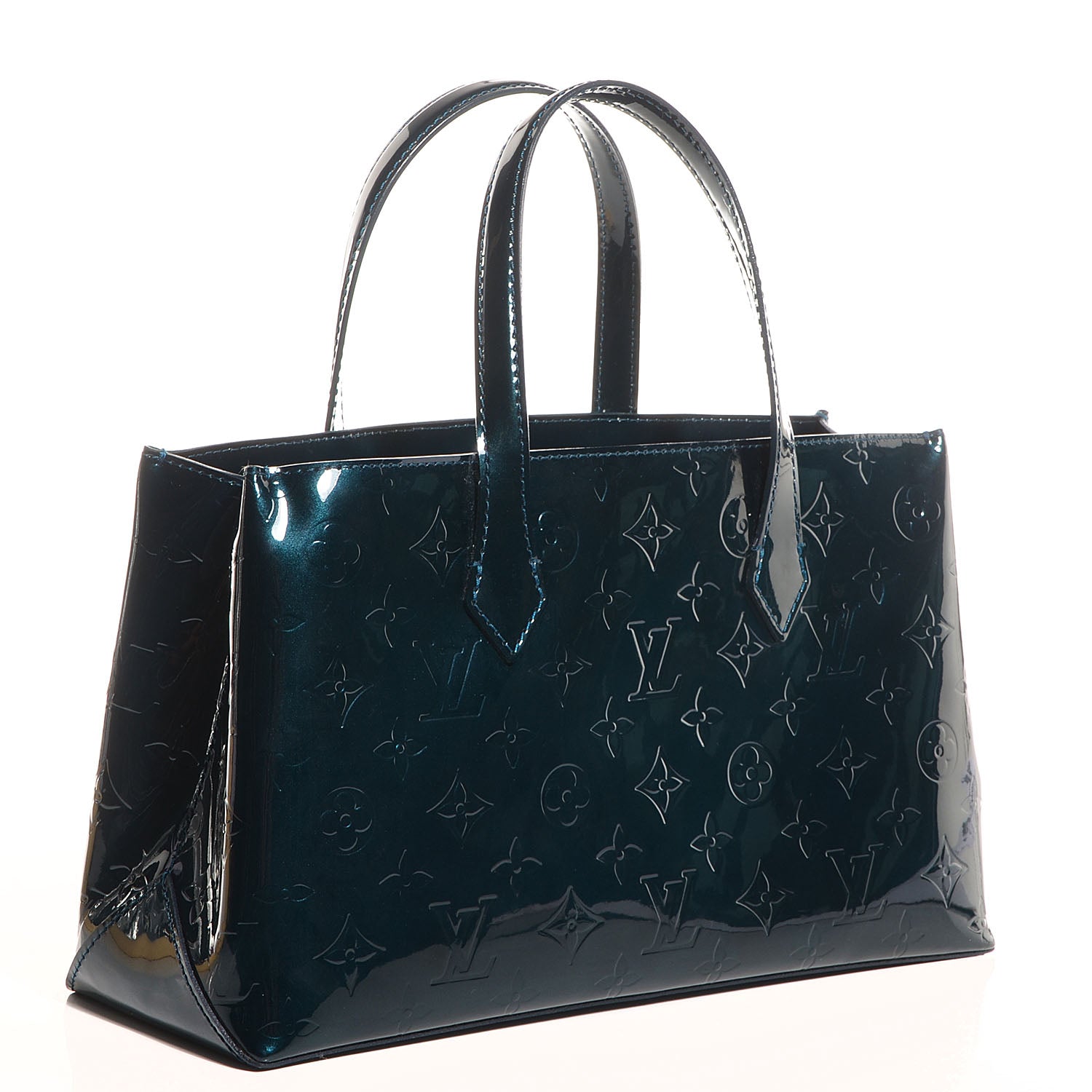 Louis Vuitton Vernis Wilshire PM Blue Nuit 3 of 11