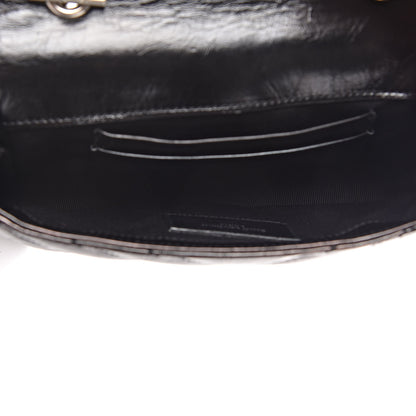 Saint Laurent Calfskin Matelassé Monogram Classic Baby Punk Chain Bag Black 5 of 10