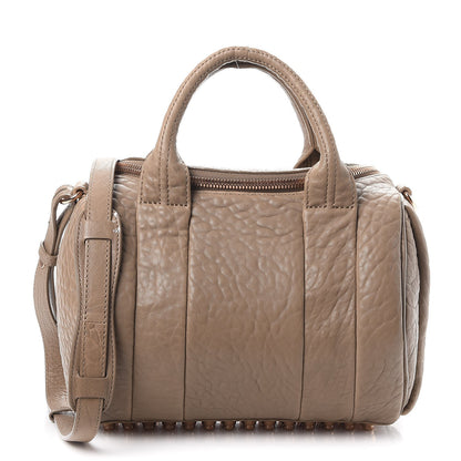 Alexander Wang Pebbled Lambskin Rockie Latte Rose Gold Hardware 1 of 16