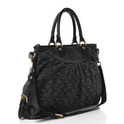 Louis Vuitton Denim Neo Cabby GM Black 3 of 7