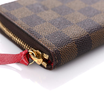 Louis Vuitton Damier Ebene Clemence Wallet Cherry 12 of 19