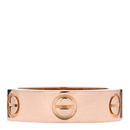 Cartier 18K Pink Gold Pink Sapphire 5.5mm LOVE Ring 52 6 3 of 4