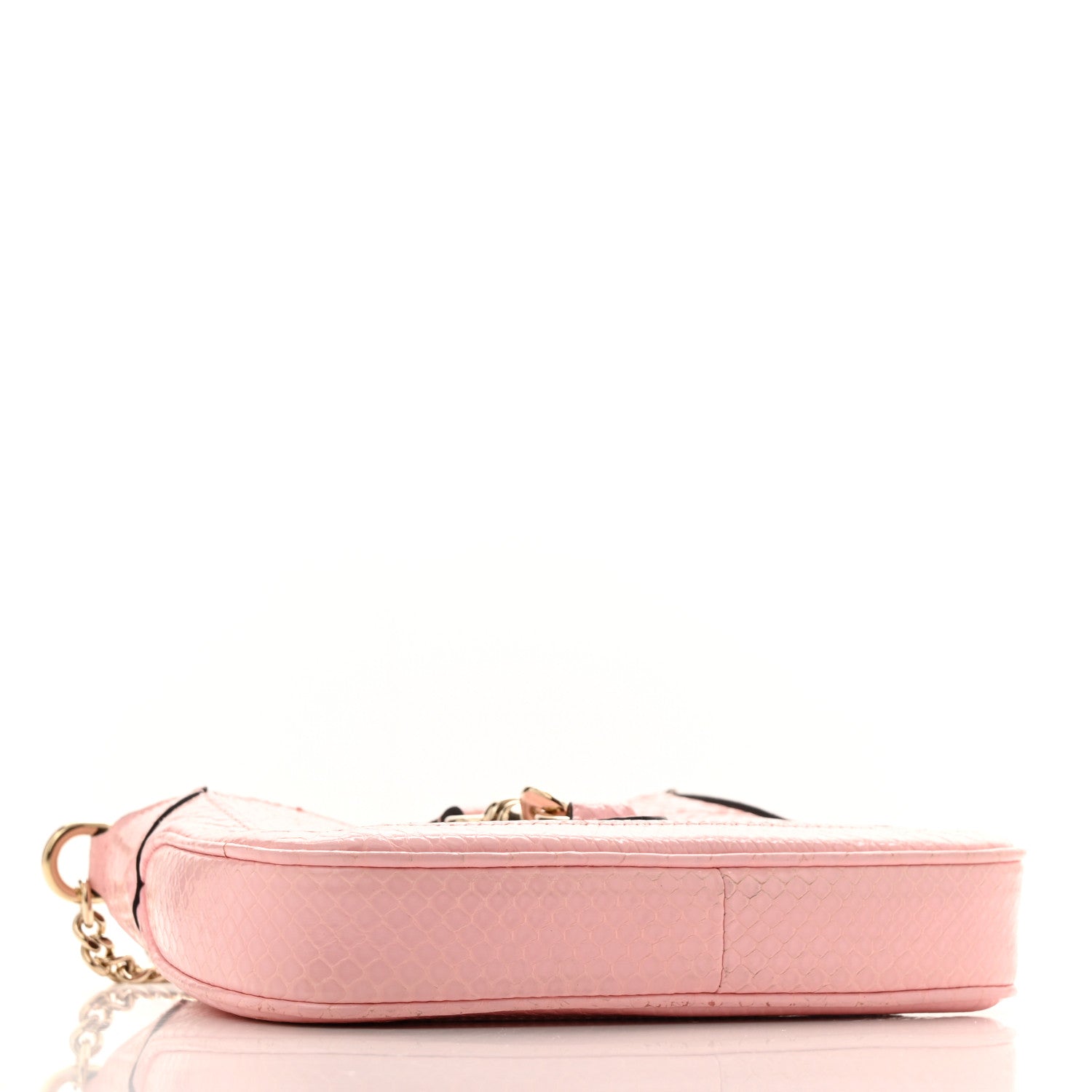 Gucci Snakeskin Mini Jackie Notte Bag Pink 4 of 12