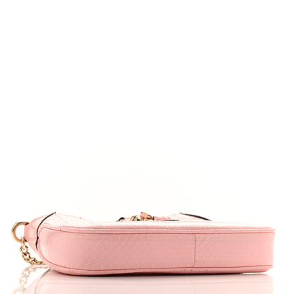 Gucci Snakeskin Mini Jackie Notte Bag Pink 4 of 12