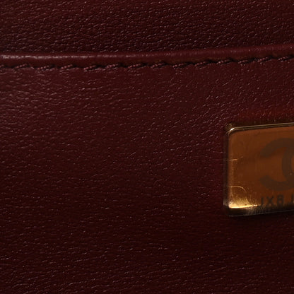 Chanel Lambskin Quilted Coco Click Bag Burgundy 7 of 11