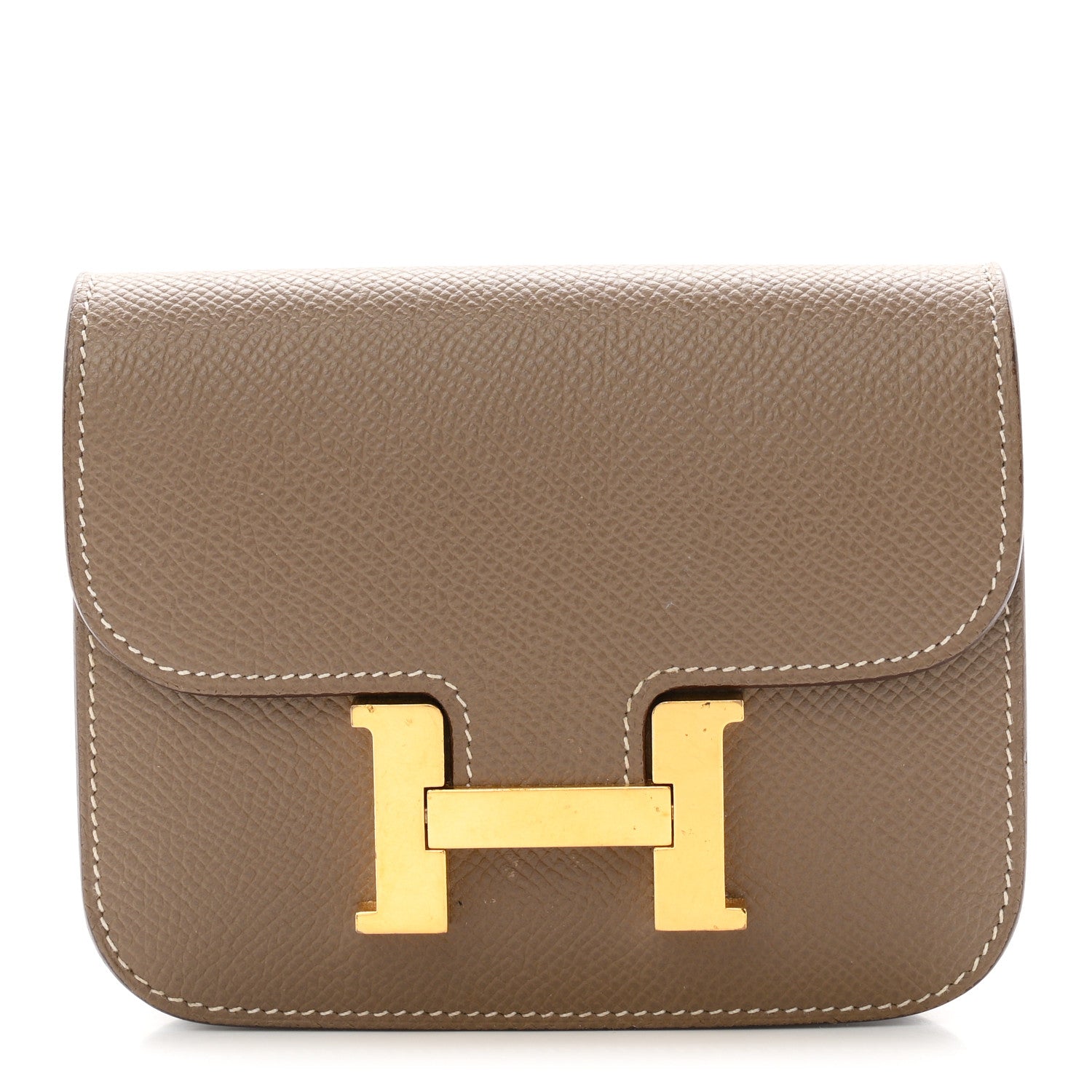 Hermes Epsom Constance Slim Wallet Etoupe 1 of 7