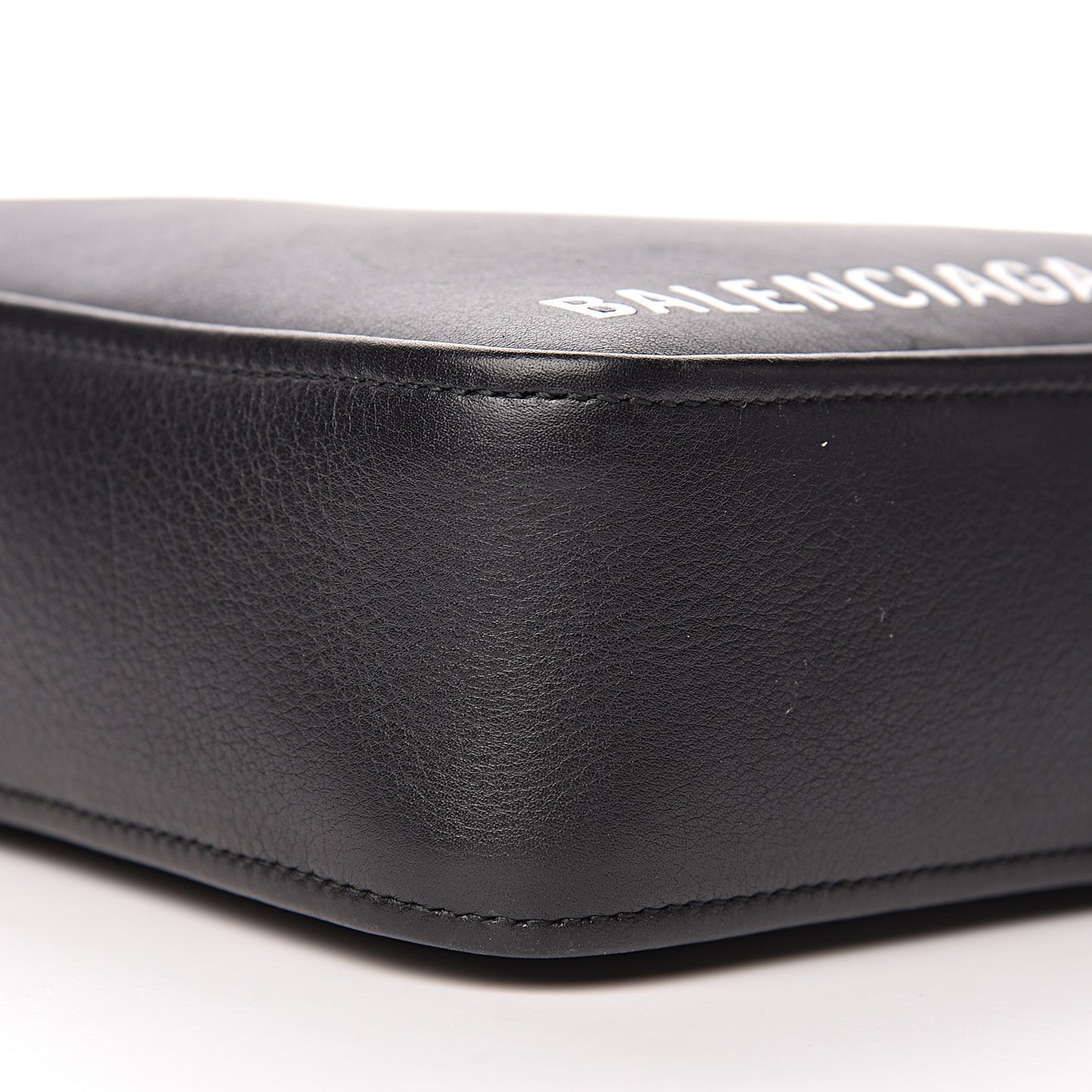Calfskin XS Triangle Duffle Black