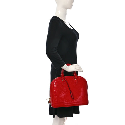 Louis Vuitton Vernis Alma PM Pomme D'Amour 2 of 10