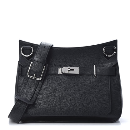 Hermes Taurillon Clemence Jypsiere 31 Black 1 of 13