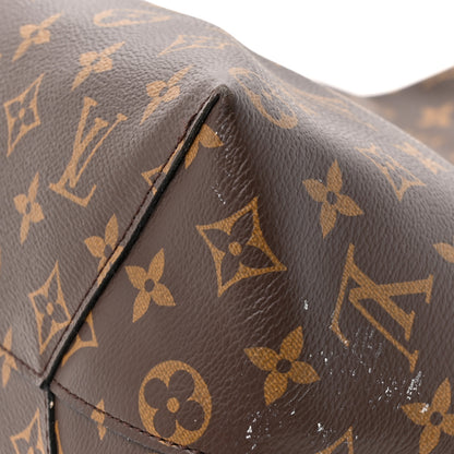 Louis Vuitton Monogram Flower Hobo Black 10 of 11
