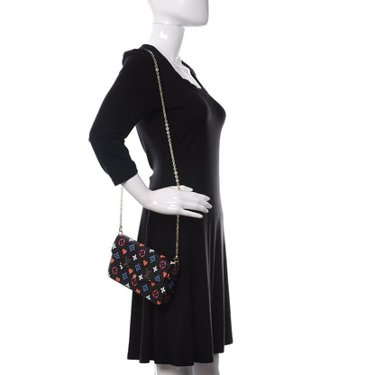 Louis Vuitton Game On Felicie Chain Wallet Black 2 of 11