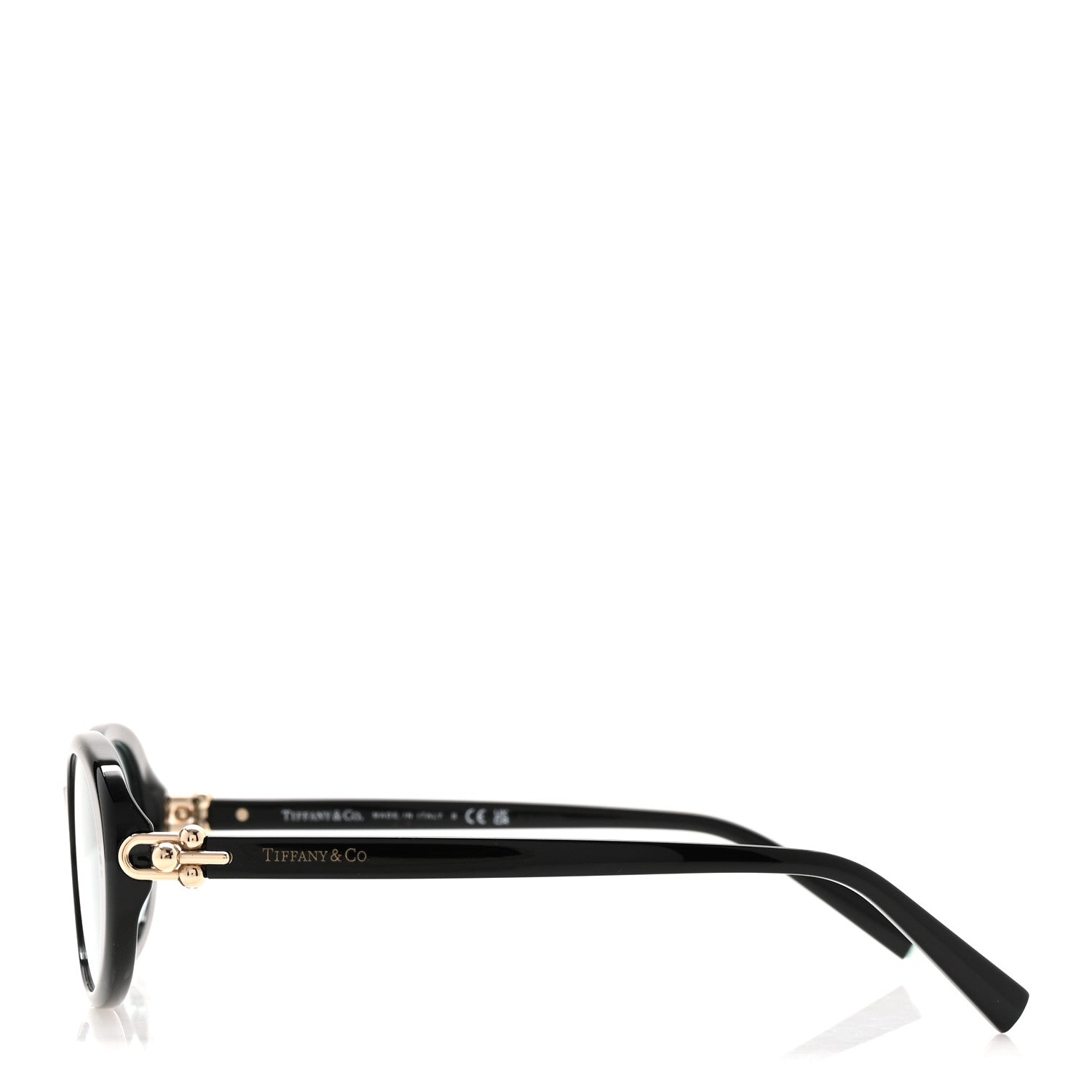 Tiffany Acetate HardWear Oval Sunglasses TF4242D Black 4 of 8