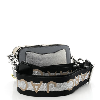 Marc Jacobs Saffiano Small Snapshot Camera Bag Wolf Grey 3 of 10