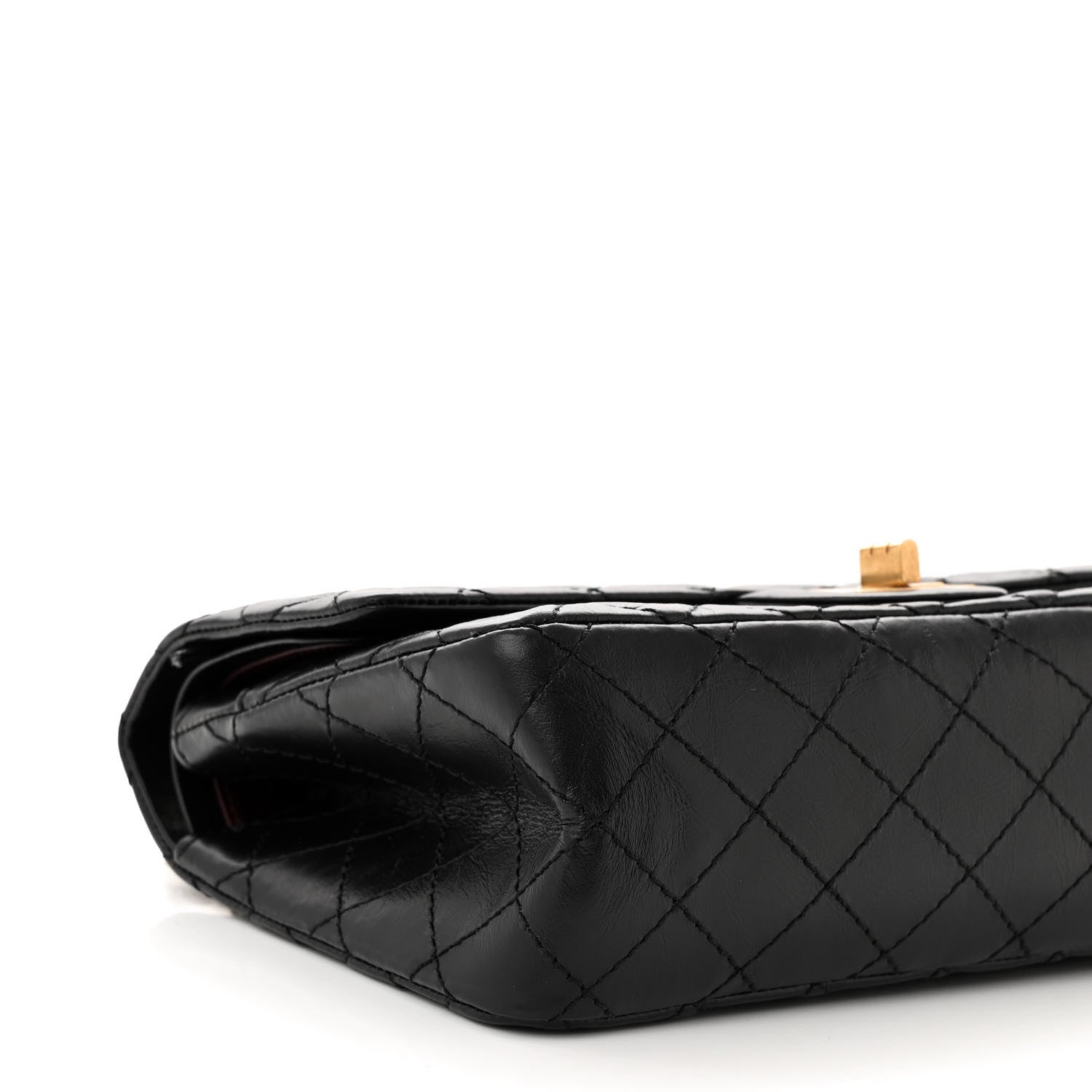Chanel Aged Calfskin Quilted 2.55 Reissue 225 Flap Black 9 of 11