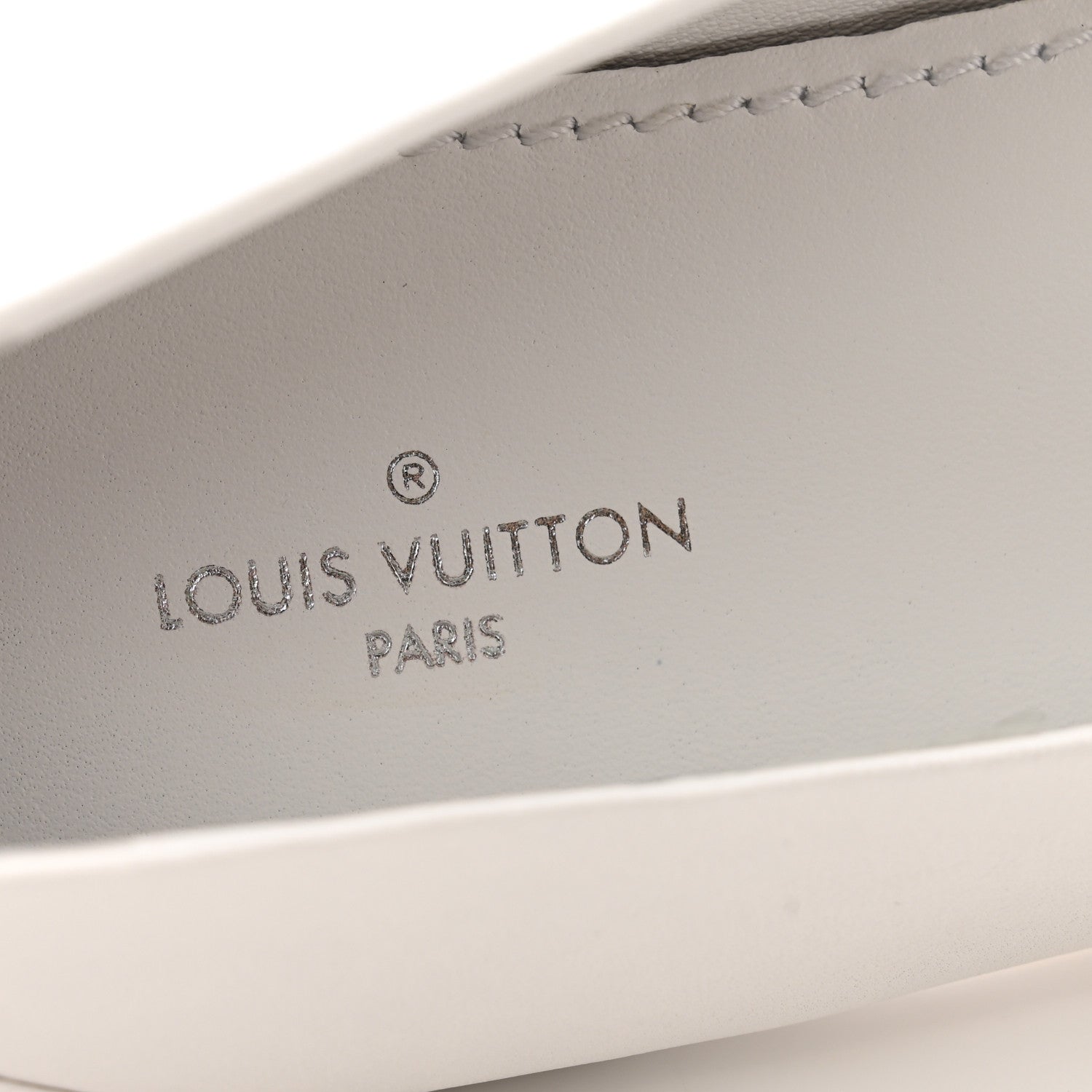 Louis Vuitton Lambskin Capucines Flat Ballerinas 36.5 White Black 6 of 9