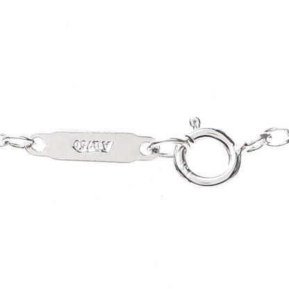Tiffany 18K White Gold Diamond Small T Smile Pendant Necklace 4 of 6