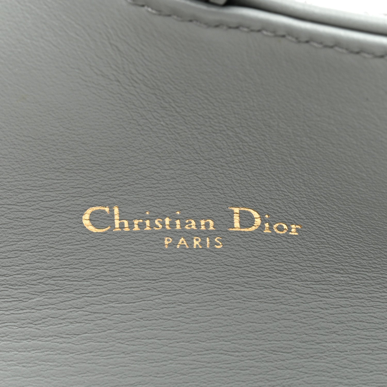 Christian Dior Oblique Saddle Chain Long Wallet Grey 7 of 11