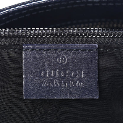 Gucci Imprime Monogram Medium Flat Messenger Bag Navy 6 of 9