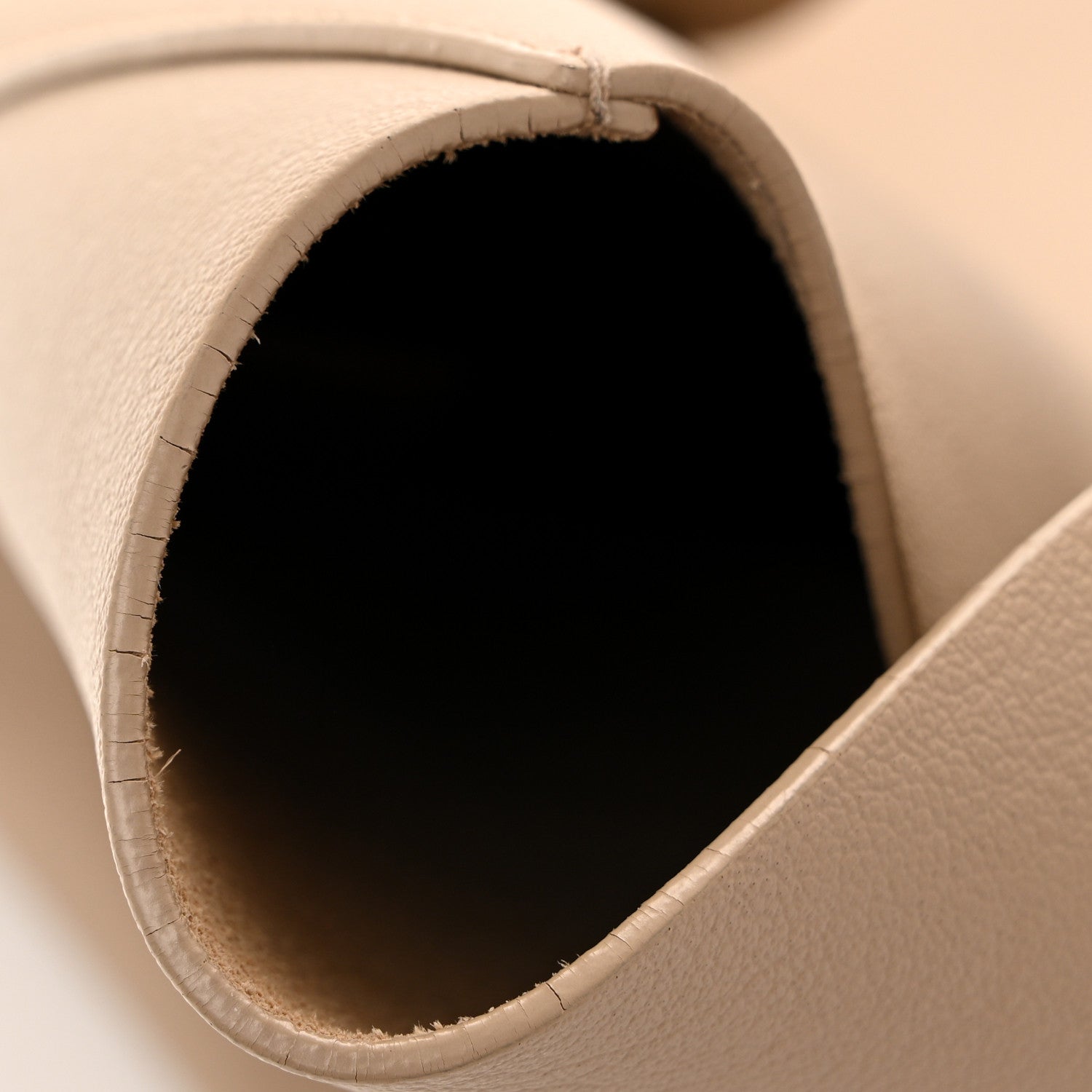 Saint Laurent Calfskin Large Shopping Tote Dark Beige 13 of 13