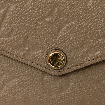 Louis Vuitton Empreinte Pochette Felicie Chain Wallet Tourterelle 12 of 13