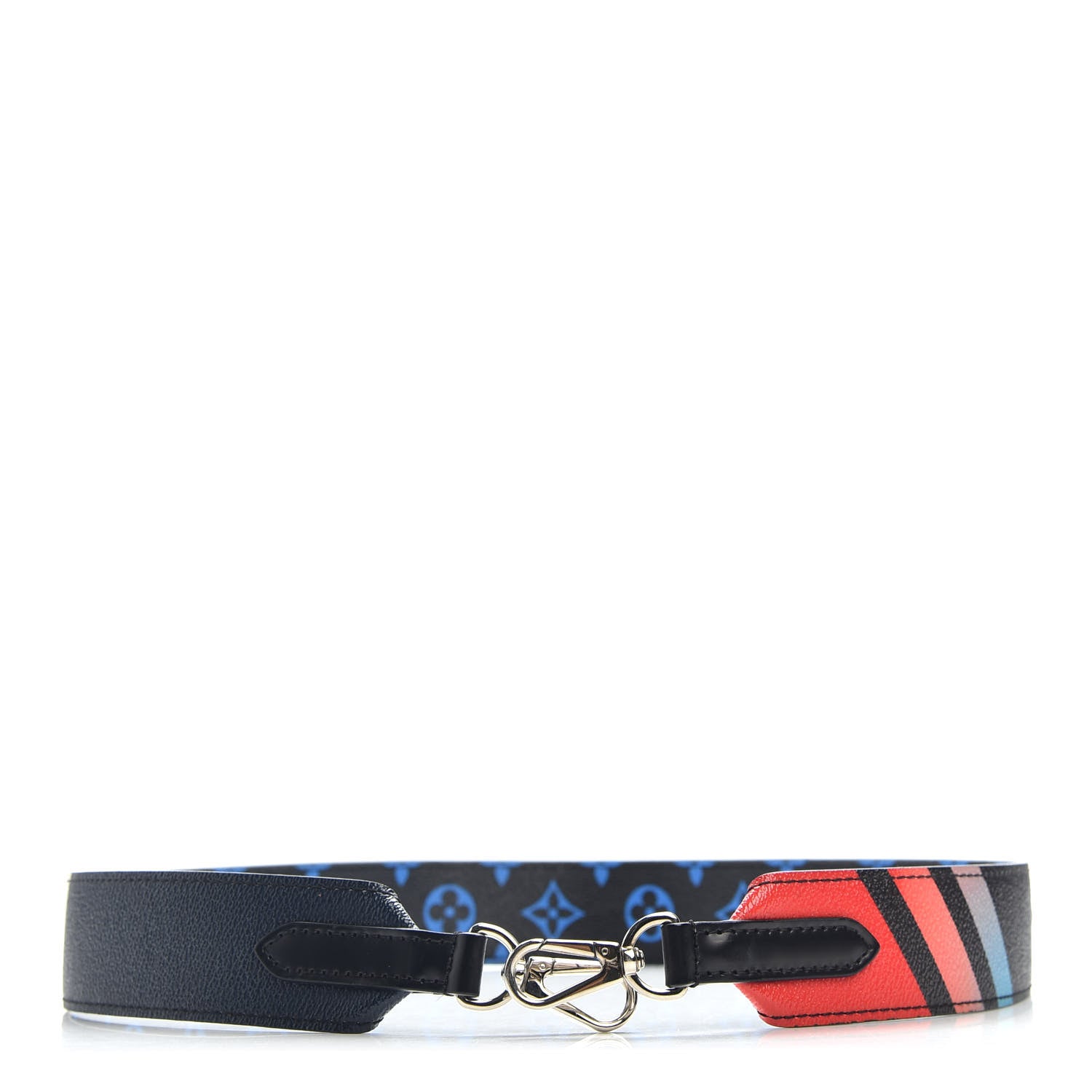 Louis Vuitton Canvas Bandouliere Shoulder Strap Black Bleu Digital 1 of 3