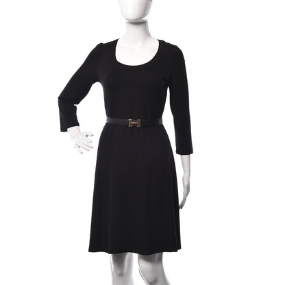 Hermes Swift Epsom 24mm Mini Constance H Belt 90 Black Gold 2 of 7