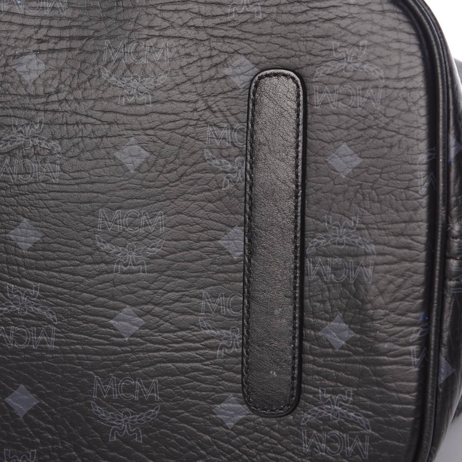 MCM Visetos Large Liz Reversible Shopper Tote Black 30 of 35
