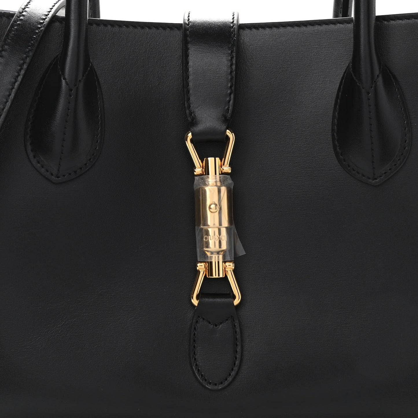 Boarded Plutone Calfskin Medium Jackie 1961 Tote Black