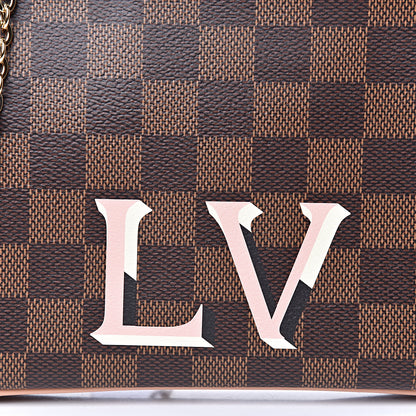 Louis Vuitton Damier Ebene Double Zip Pochette 10 of 11