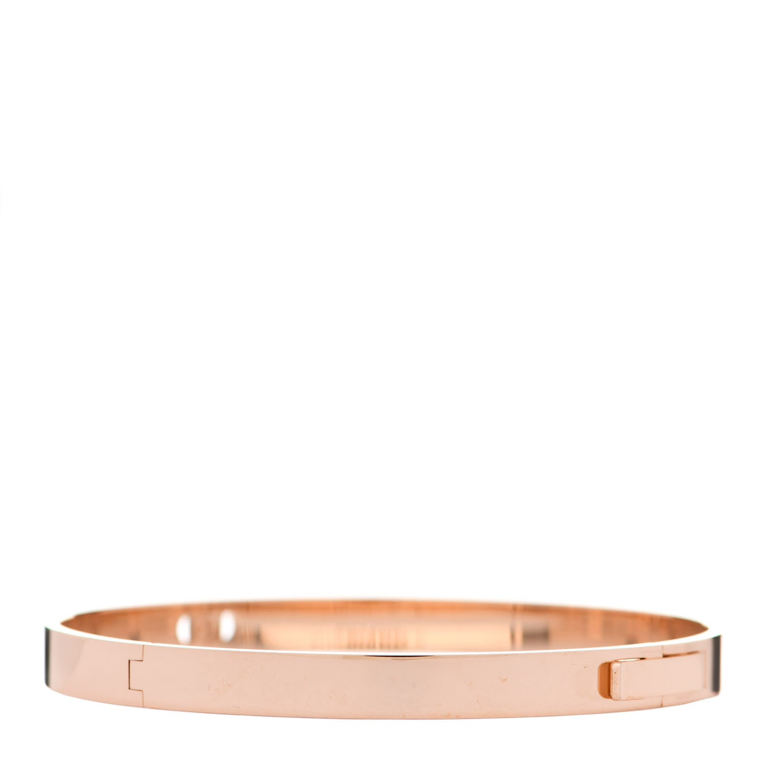 Hermes 18K Rose Gold Diamond PM H D'Ancre Bracelet ST 2 of 4