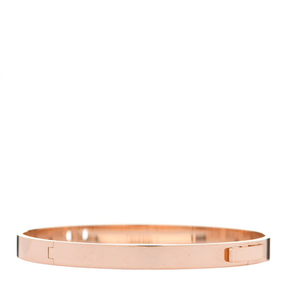 Hermes 18K Rose Gold Diamond PM H D'Ancre Bracelet ST 2 of 4