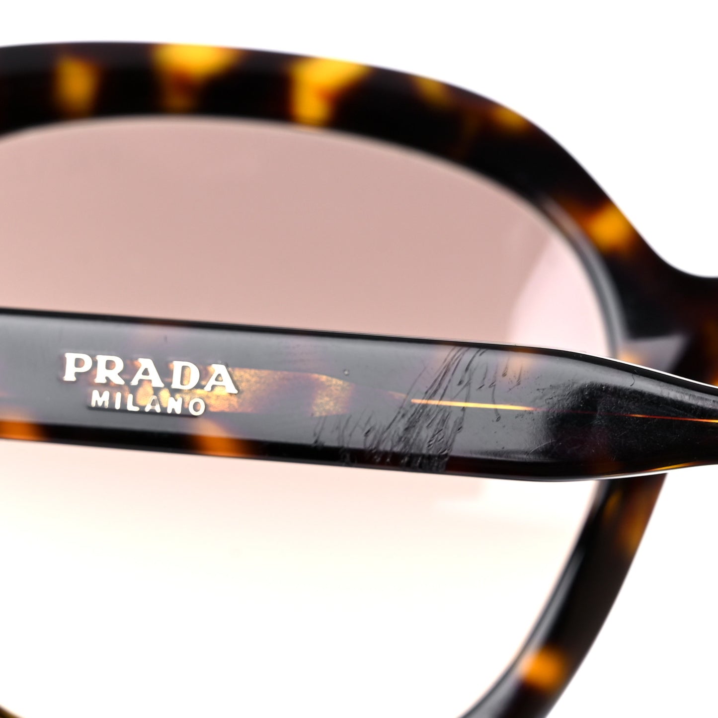 Tortoise Shell Round Sunglasses SPR 16U Black