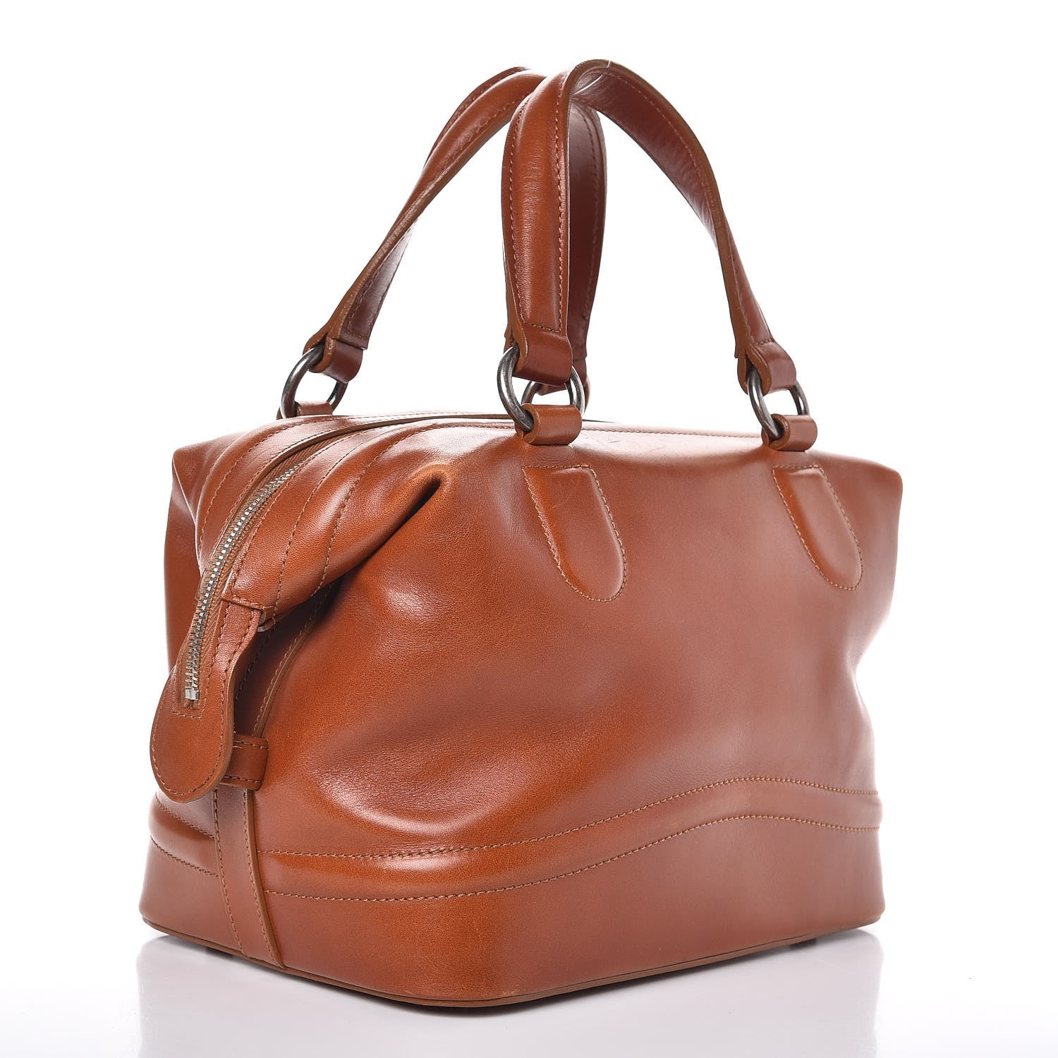 Chanel Calfskin CC Bowler Light Brown 3 of 10