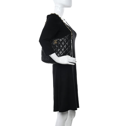 Chanel Calfskin Quilted Close To Me Hobo Black 2 of 10