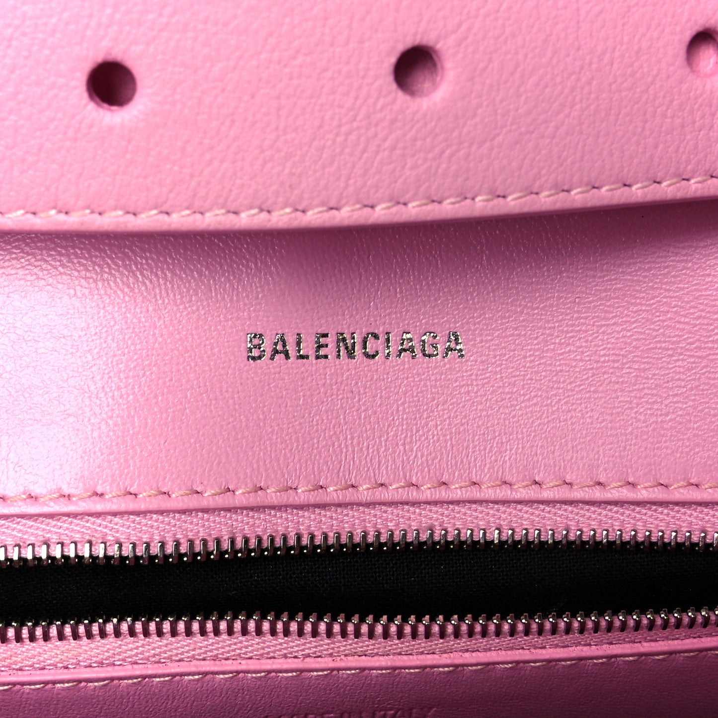 Semi Shiny Smooth Calfskin Small Downtown Shoulder Bag Candy Pink