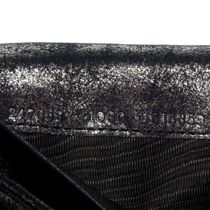Balenciaga Calfskin Milkyway Papier Money Wallet Black 7 of 10