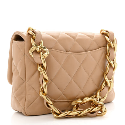 Chanel Lambskin Quilted Large CC Funky Town Flap Beige 3 of 11