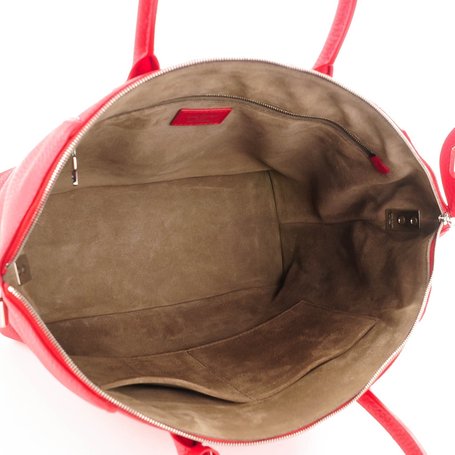 Louis Vuitton Cuir Taurillon Soft Lockit PM Rubis 5 of 7