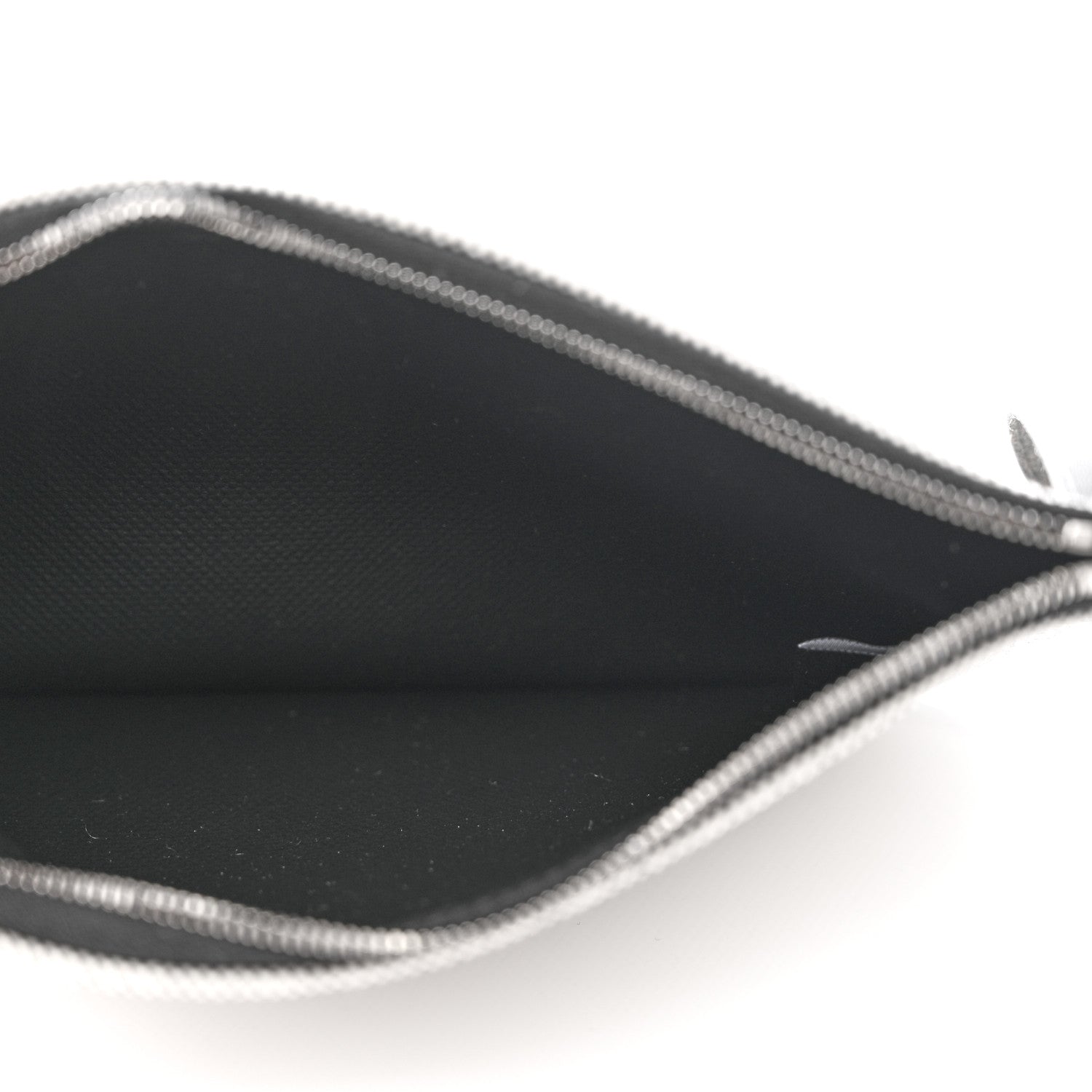 Hermes Vache Hunter Toile Herbag Pouch Ecru Black 5 of 7