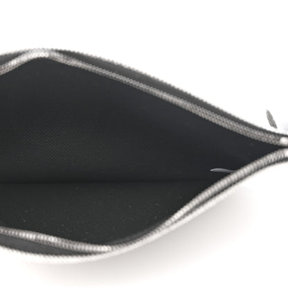 Hermes Vache Hunter Toile Herbag Pouch Ecru Black 5 of 7